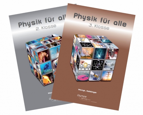 Covers von Physik für alle 2 und Physik für alle 3